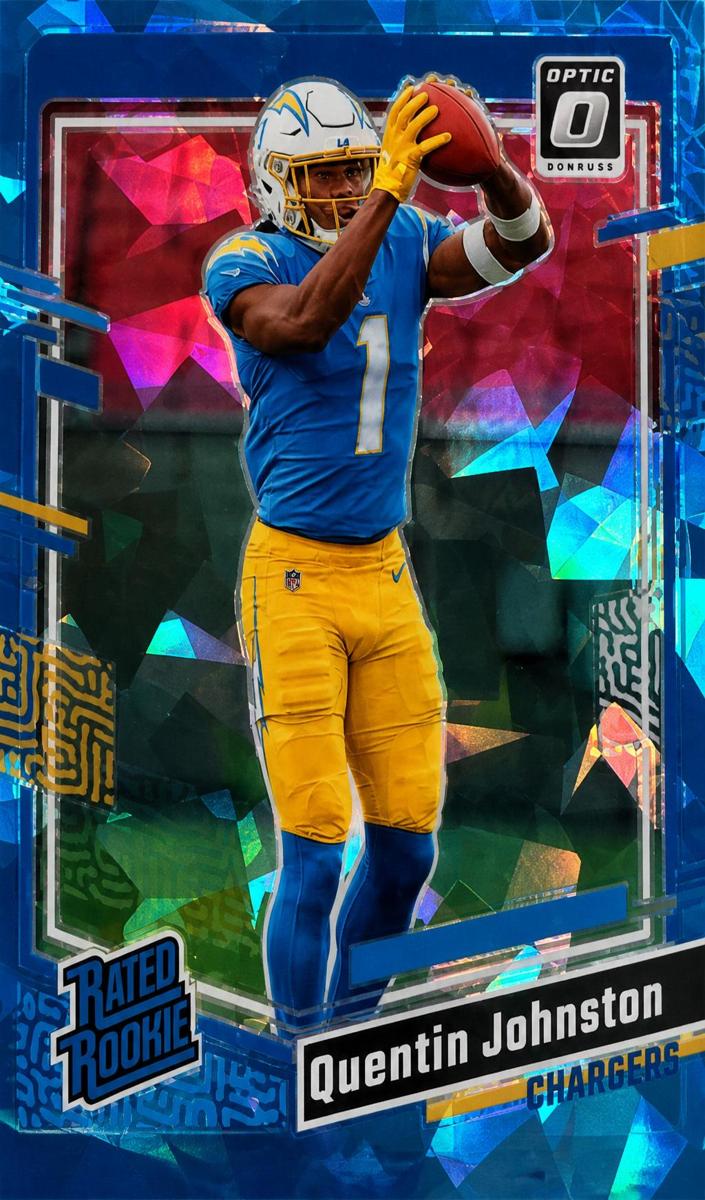 2023 Donruss Optic Football Ice Quentin Johnston #265