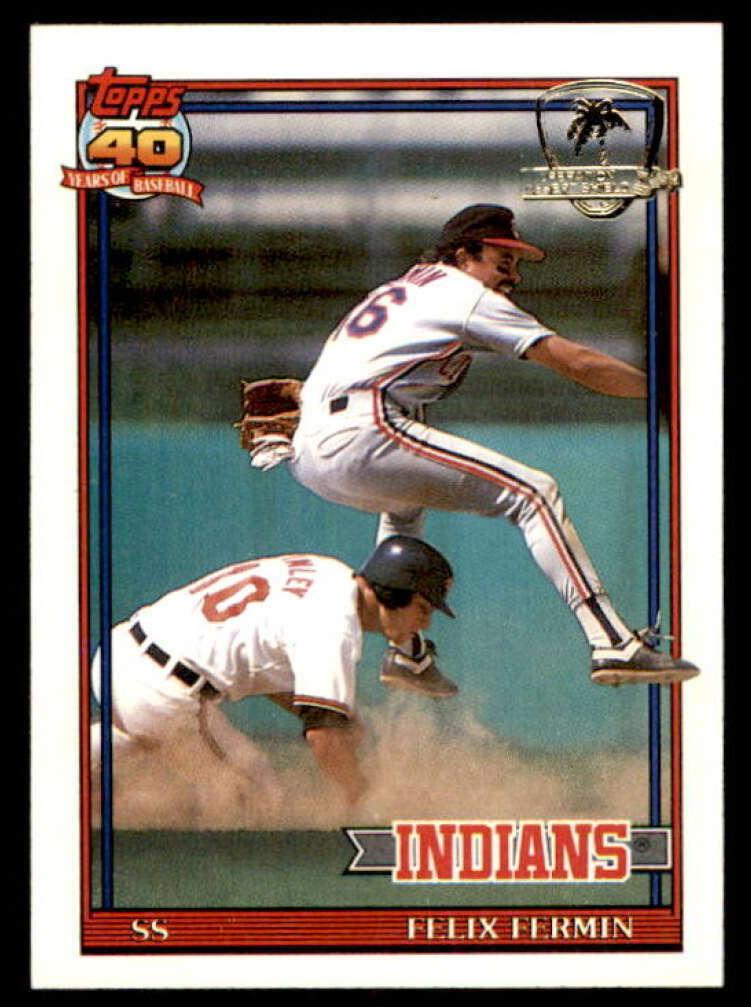 1991 Topps Baseball Felix Fermin #193 PSA 10