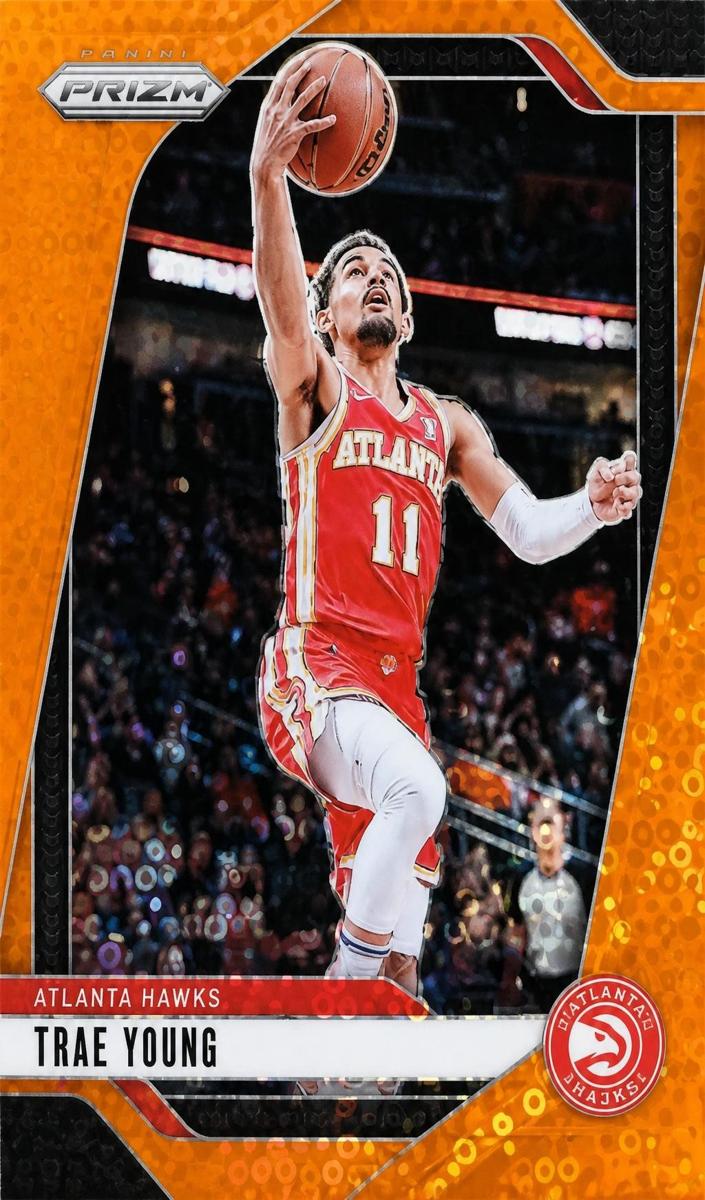 2024 Panini Prizm Basketball Fast Break Orange Trae Young #84