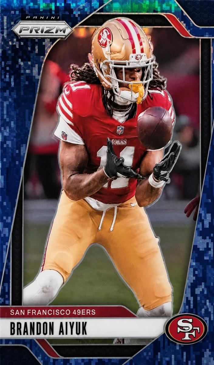 2024 Panini Prizm Football Navy Camo Brandon Aiyuk #251