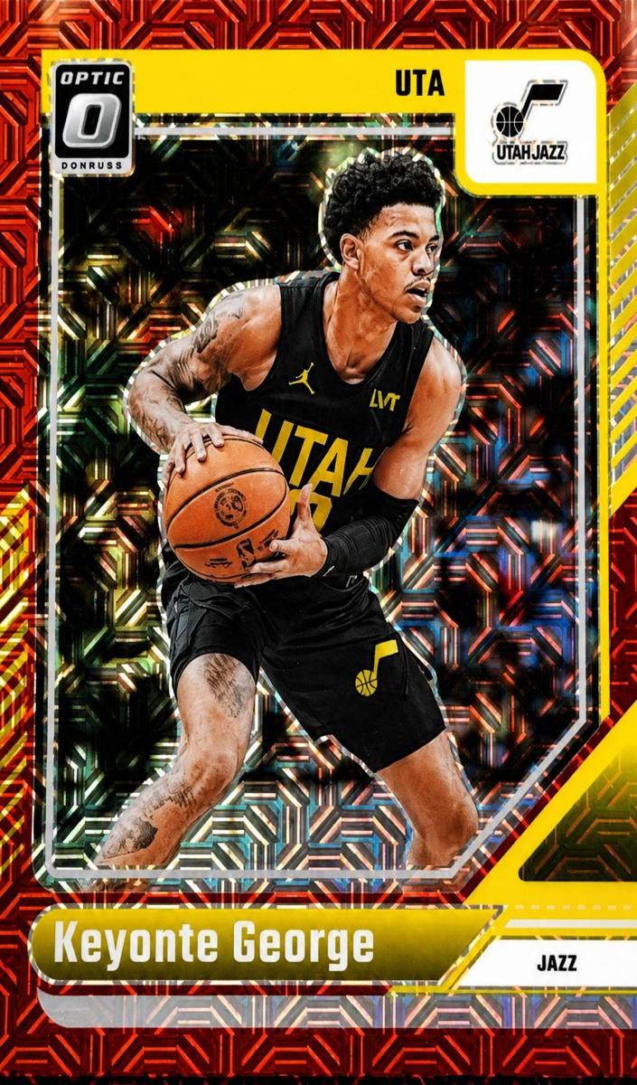 2024 Donruss Optic Basketball Choice Red Keyonte George #174