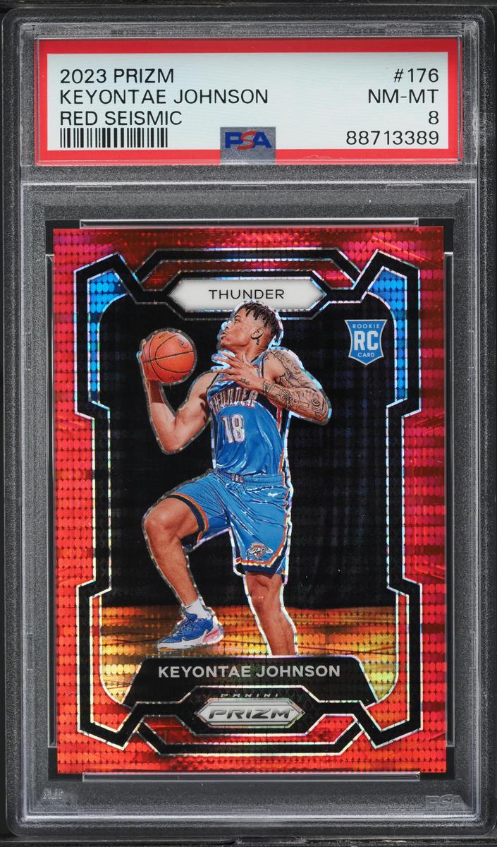 2023 Panini Prizm Basketball Red Seismic Keyontae Johnson #176