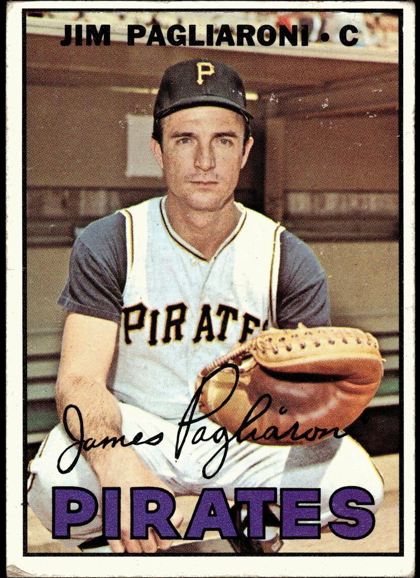 1967 Topps Baseball Jim Pagliaroni #183 PSA 7.5