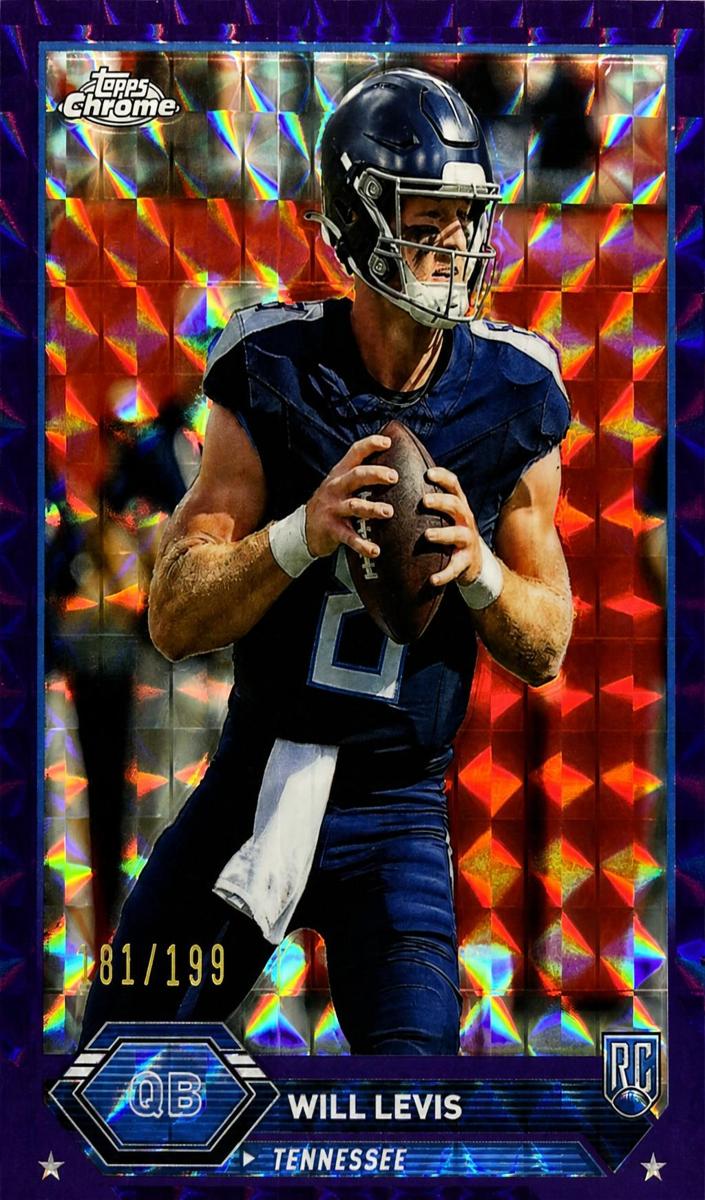 2023 Topps Composite Football Purple Geometric Will Levis #4