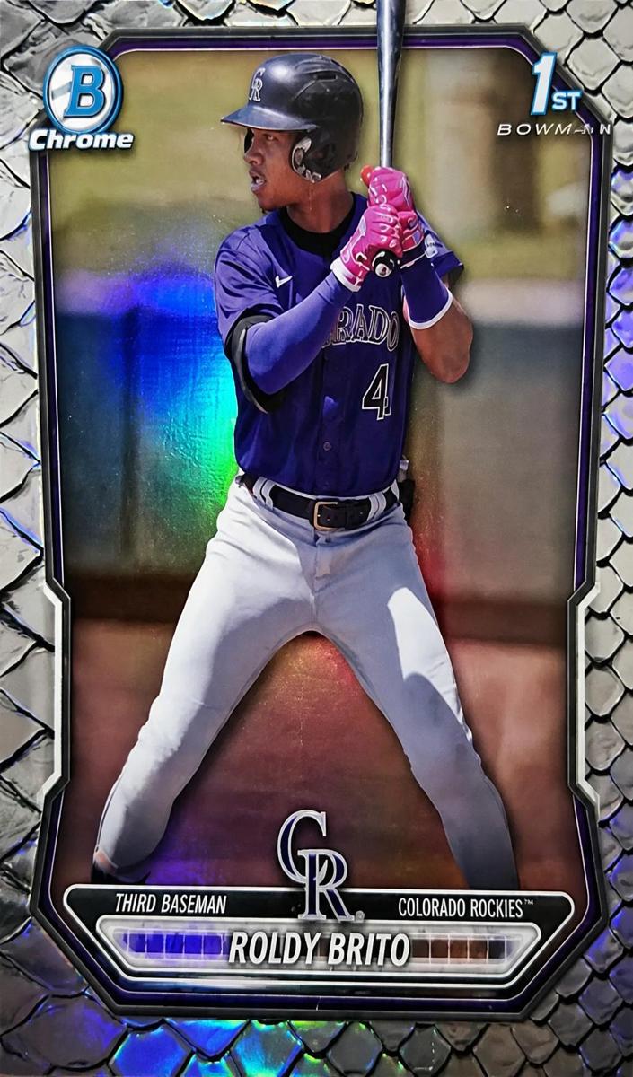 2026 Bowman Baseball Reptilian Refractor Roldy Brito #BCP-21