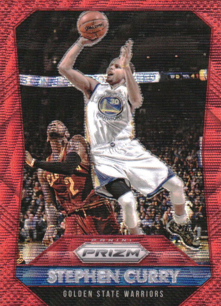 2015 Panini Prizm Basketball Ruby Wave Stephen Curry #170 PSA 8.5