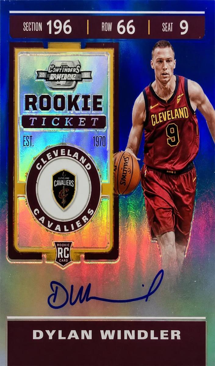 2019 Panini Contenders Optic Basketball Blue Dylan Windler #132