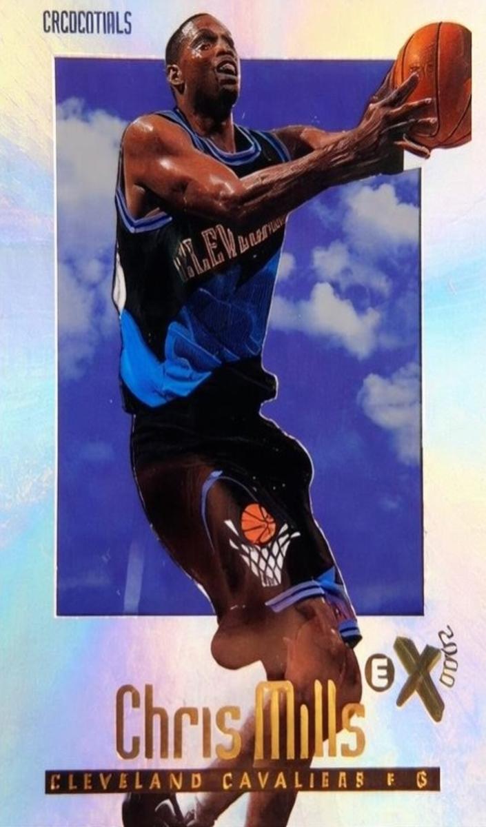 1996 Skybox E-X2000 Basketball Chris Mills #13