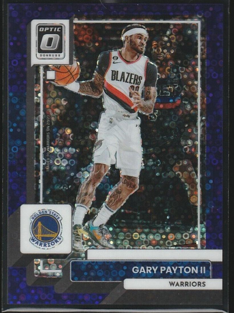 2022 Donruss Optic Basketball Fast Break Purple Gary Payton II #41