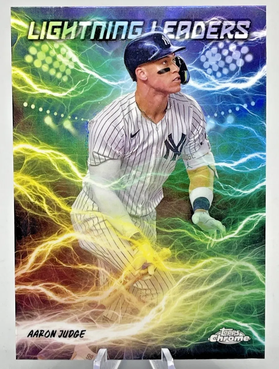 2025 Topps Chrome Baseball Aaron Judge #LL-2 PSA 9