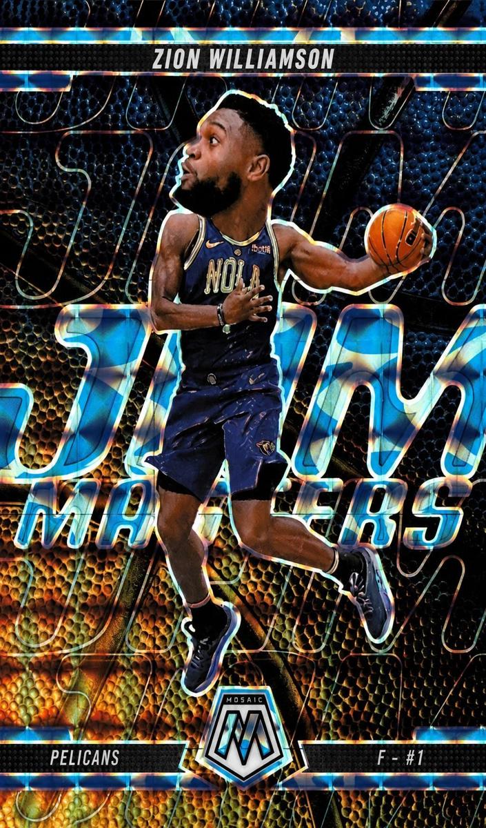 2024 Panini Mosaic Basketball Reactive Blue Zion Williamson #1