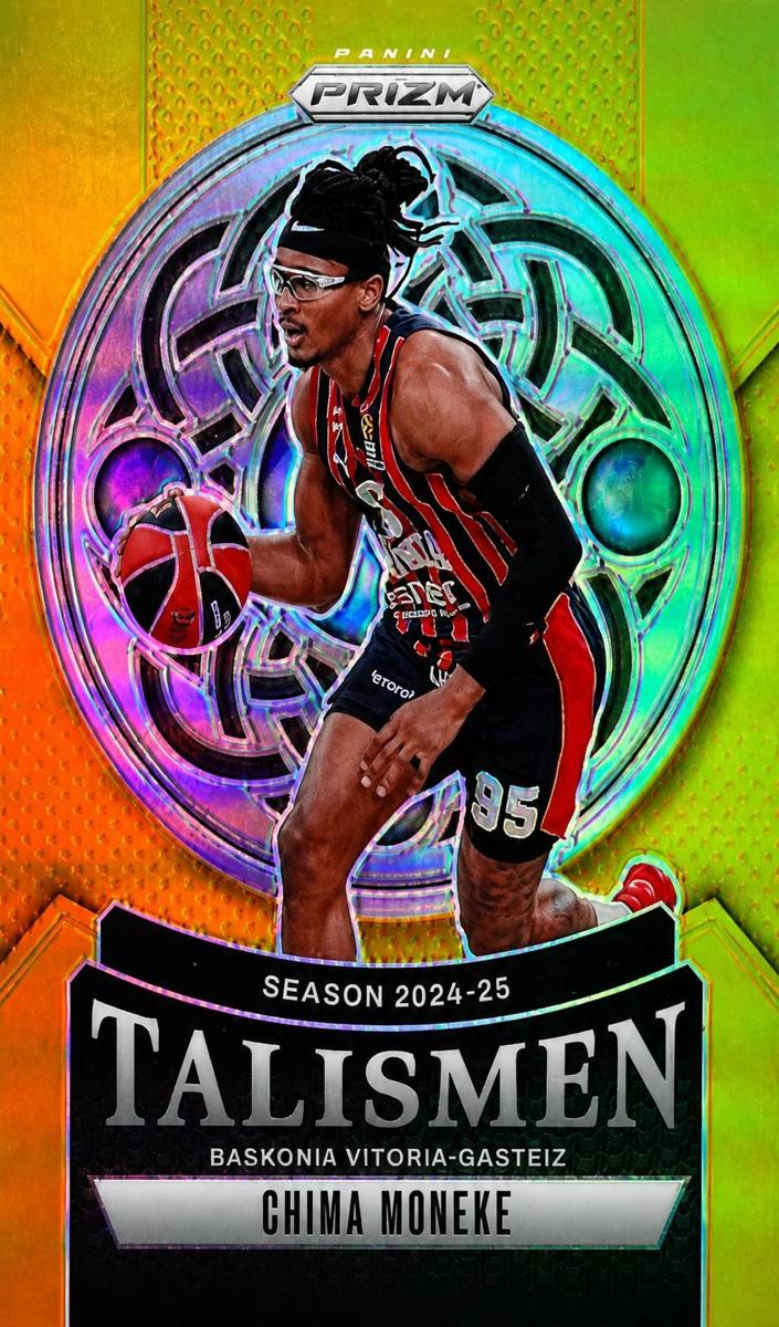 2024 Panini Prizm Turkish Airlines EuroLeague Basketball Gold Chima Moneke #14