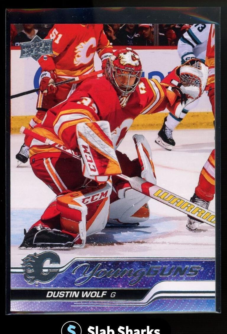 2023 Upper Deck Hockey Dustin Wolf #210 PSA 9