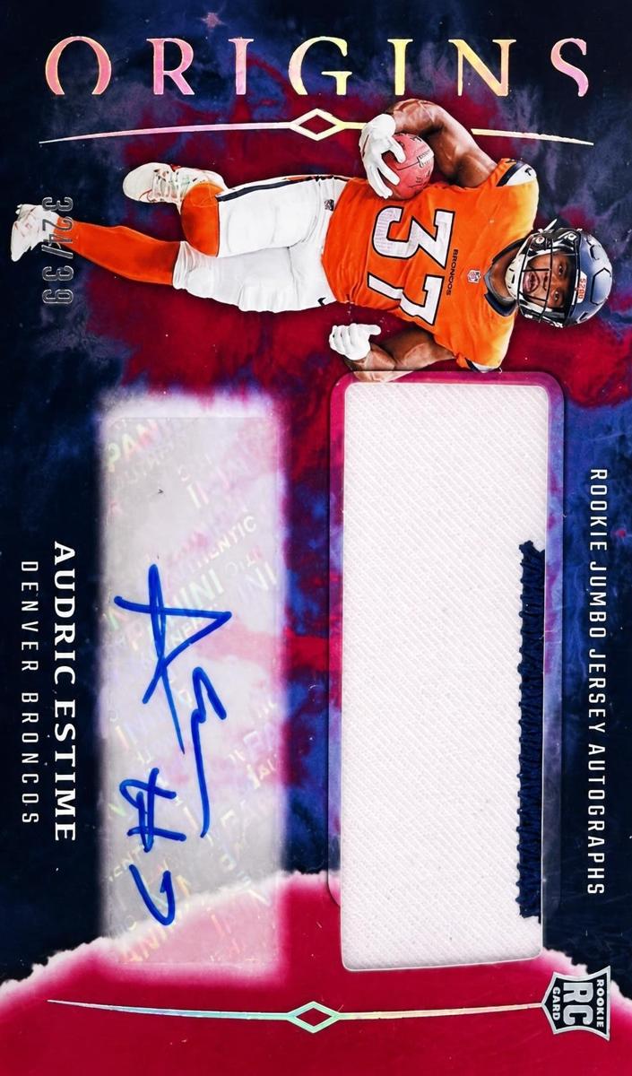 2024 Panini Origins Football Red Audric Estime #RJA-AES