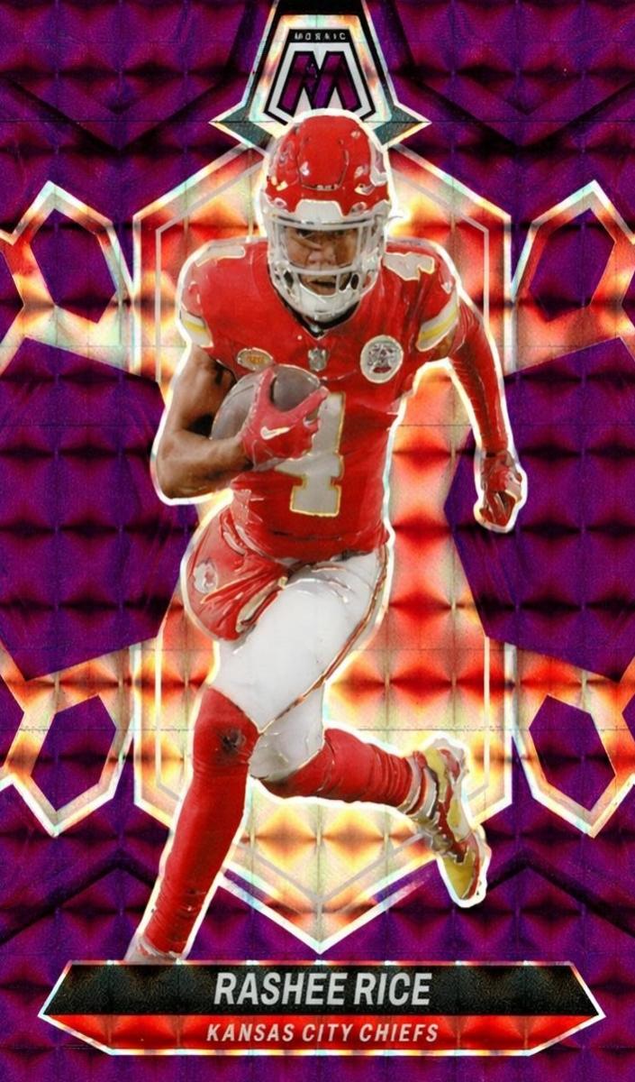 2024 Panini Mosaic Football Purple Rashee Rice #108