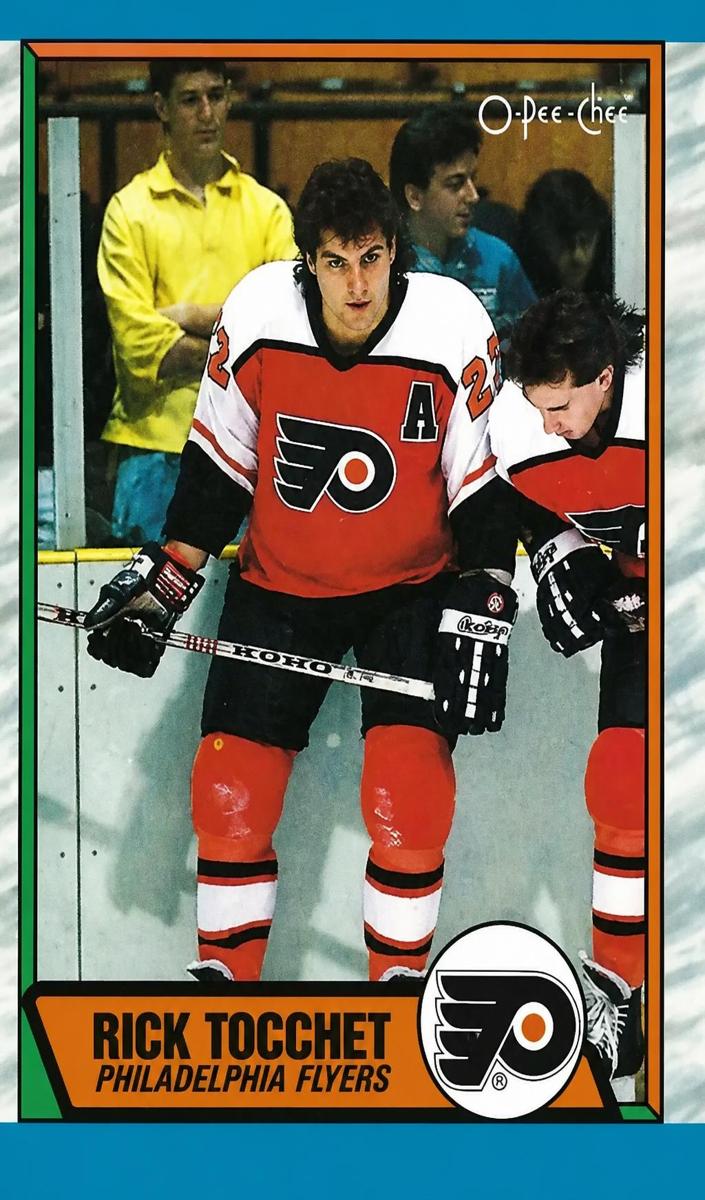 1989 O-Pee-Chee Hockey Rick Tocchet #80 PSA 9