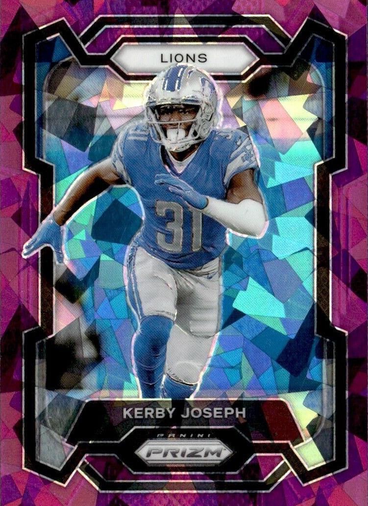 2023 Panini Prizm Football Purple Ice Kerby Joseph #101