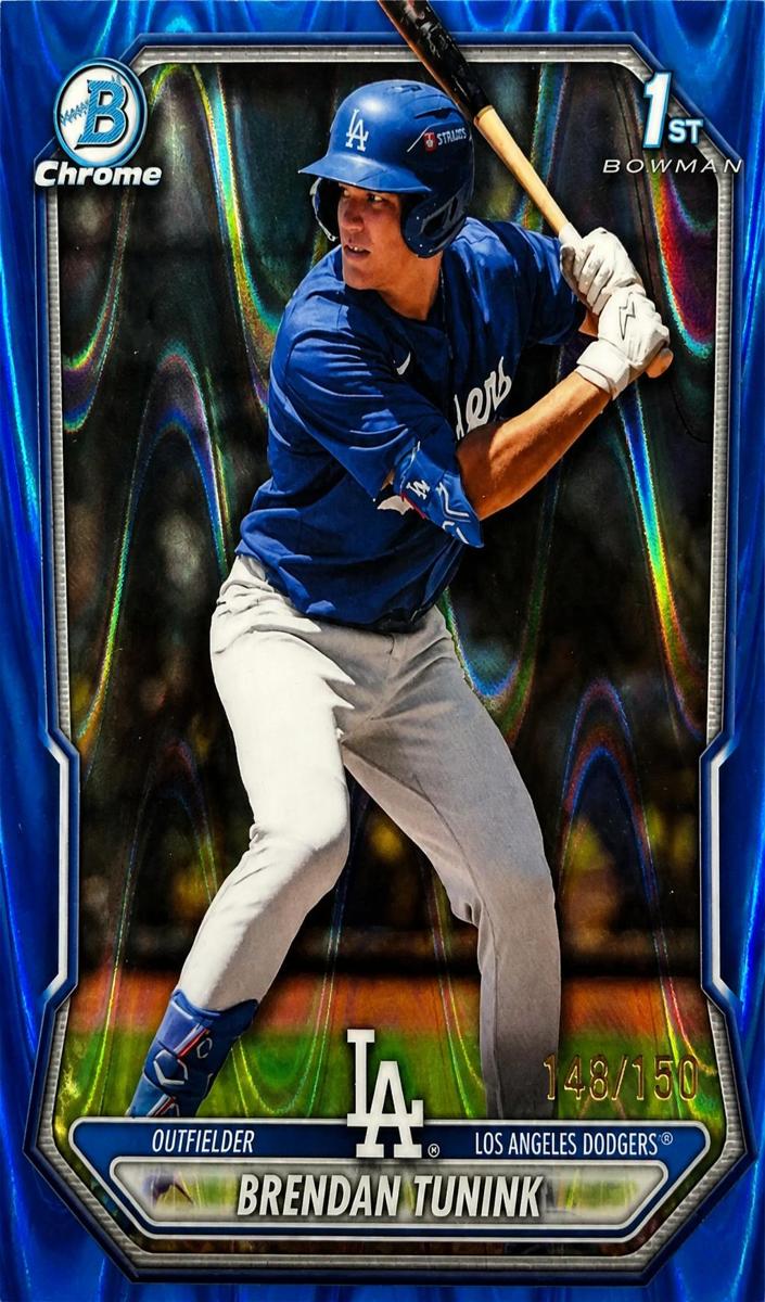 2026 Bowman Baseball Blue RayWave Refractor Brendan Tunink #BCP-59