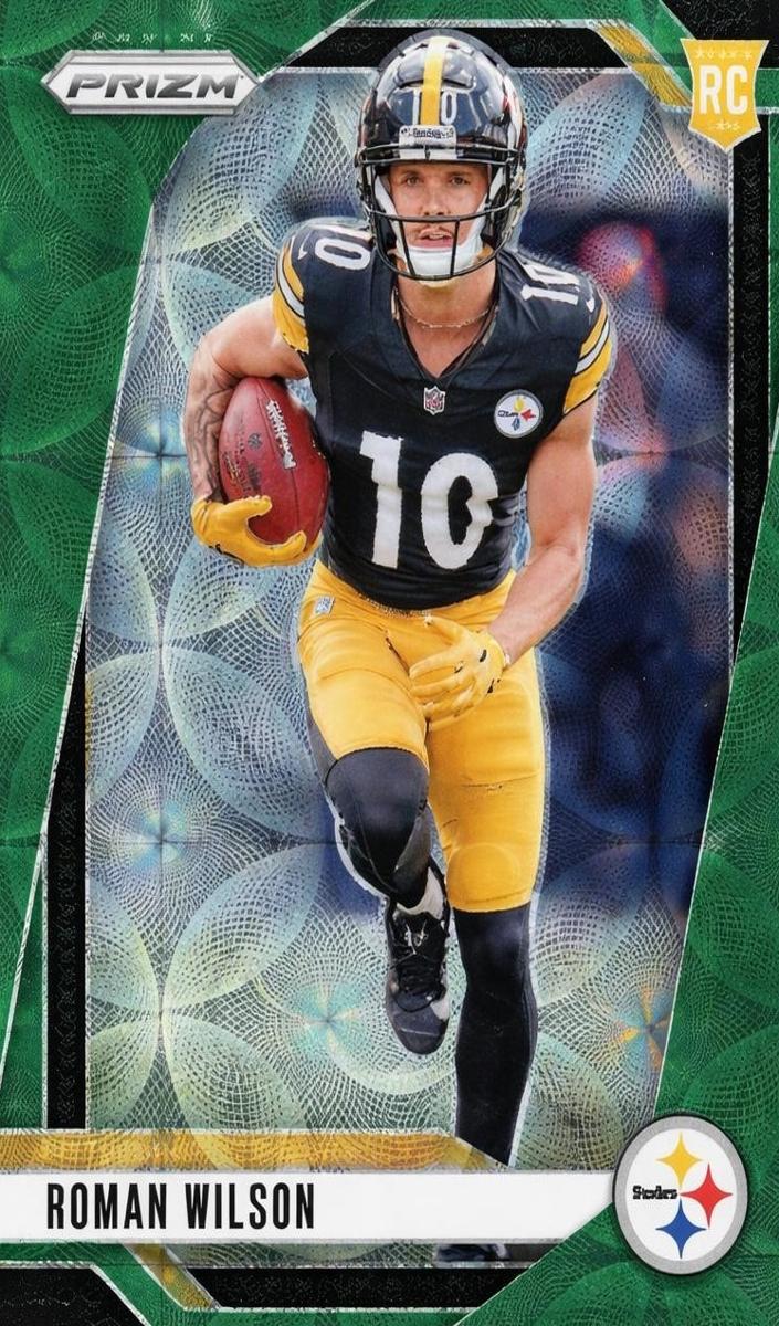 2024 Panini Prizm Football Green Scope Roman Wilson #384