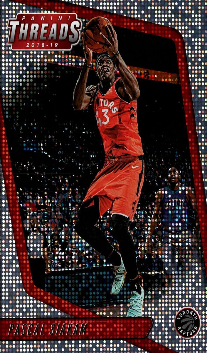 2018 Panini Threads Basketball Dazzle Pascal Siakam #75