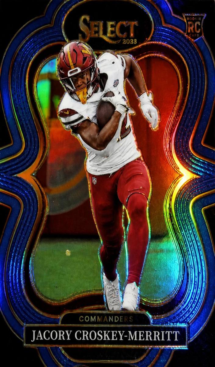 2025 Panini Select Football Blue Jacory Croskey-Merritt #399