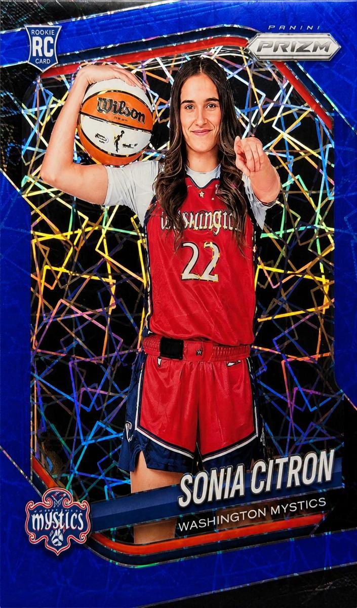 2025 Panini Prizm WNBA Basketball Blue Velocity Sonia Citron #148 RAW Ungraded