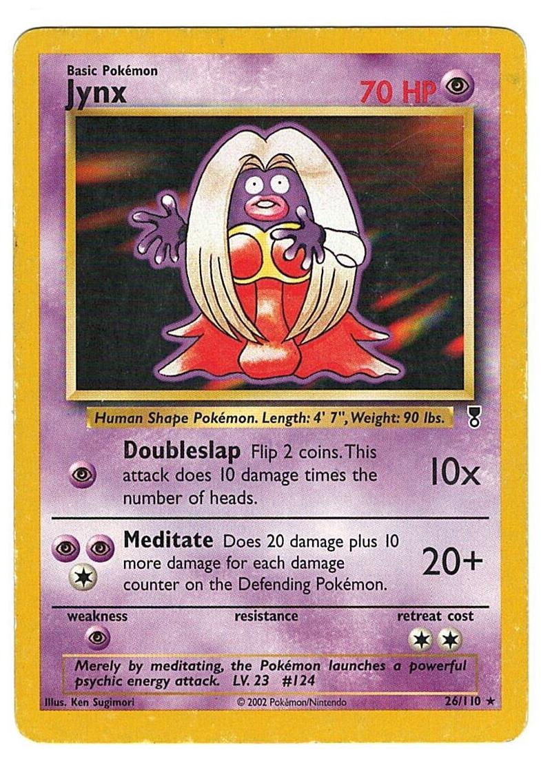 2002 Pokemon Legendary Collection Jynx #26 PSA 9