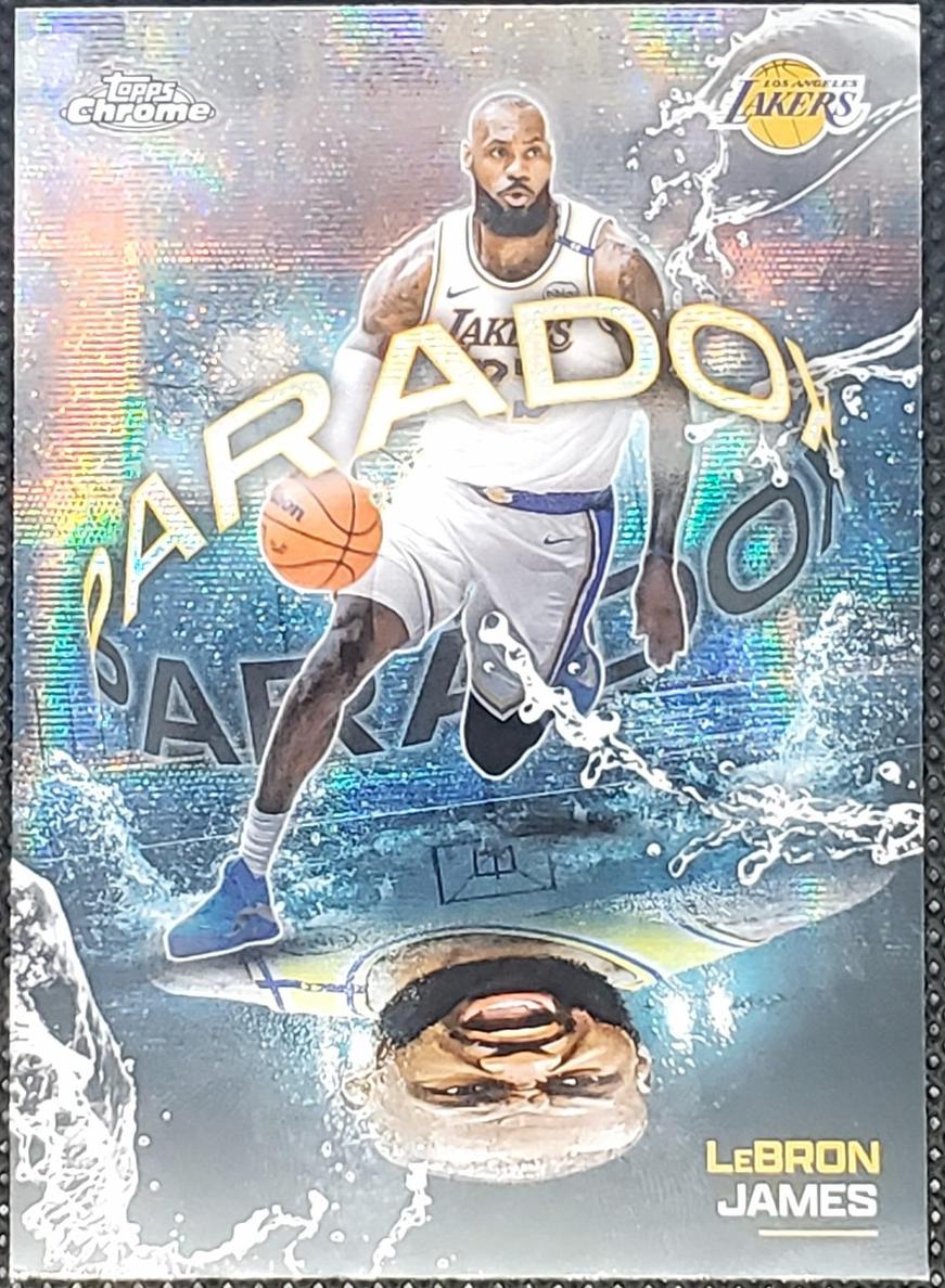 2025 Topps Chrome Basketball LeBron James #PX-9 PSA 10