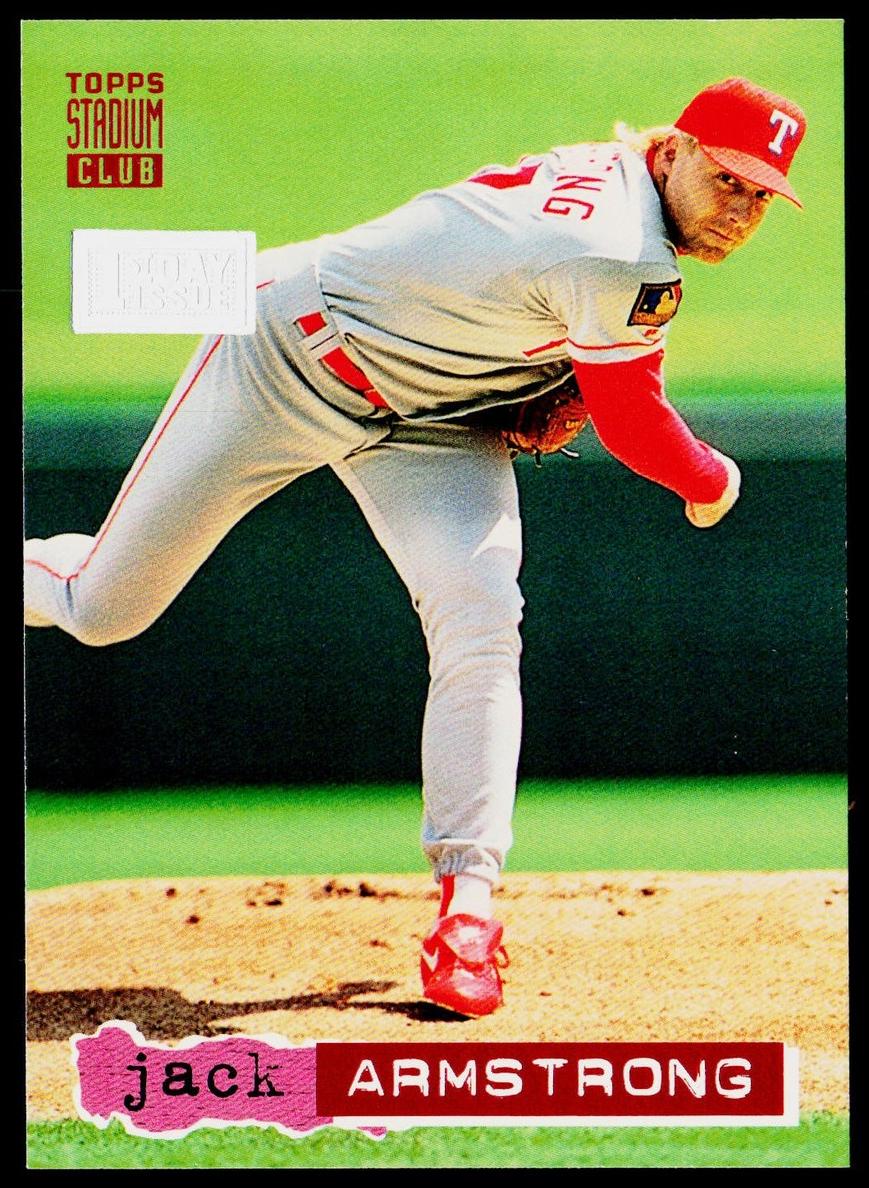 1994 Topps Stadium Club Baseball First Day Issue Jack Armstrong #594