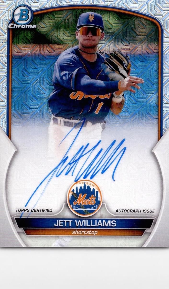 2023 Bowman Chrome Mega Box Baseball Jett Williams #BMA-JW