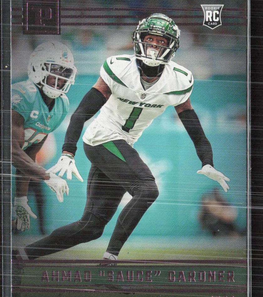 2022 Panini Chronicles Football Pink Ahmad "Sauce" Gardner #PA-16