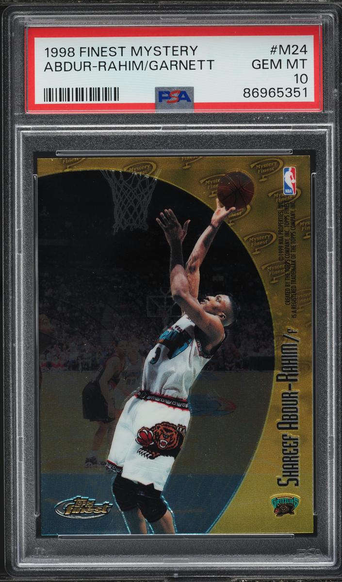 1998 Topps Finest Basketball Kevin Garnett #M24