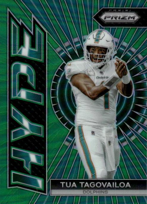 2023 Panini Prizm Football Green Tua Tagovailoa #H-1 SGC 9.5