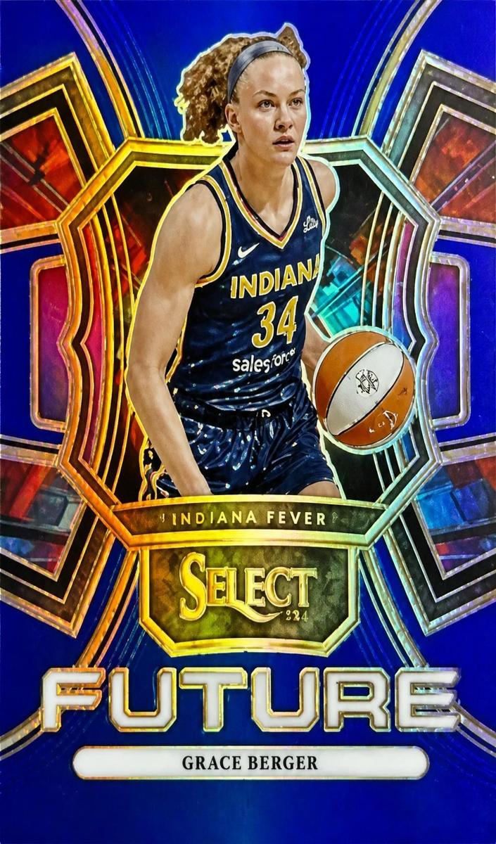 2024 Panini Select WNBA Basketball Blue Grace Berger #13