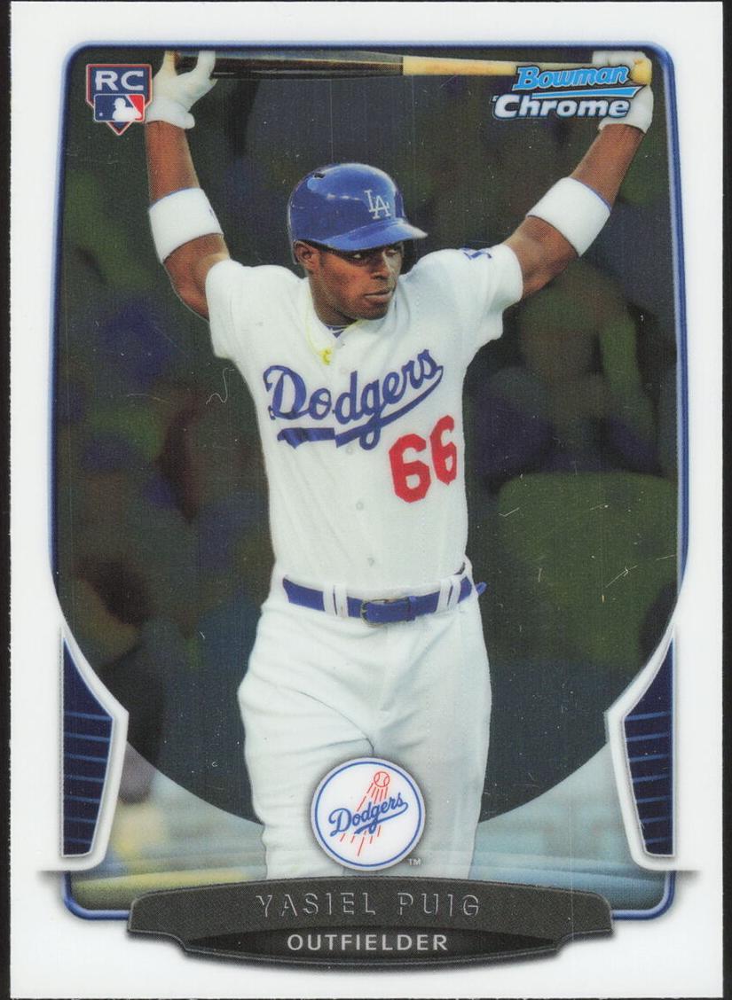 2013 Bowman Chrome Baseball Yasiel Puig #78 PSA 9