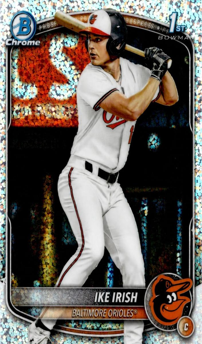 2025 Bowman Draft Chrome Baseball Sparkle Refractor Ike Irish #BDC-16
