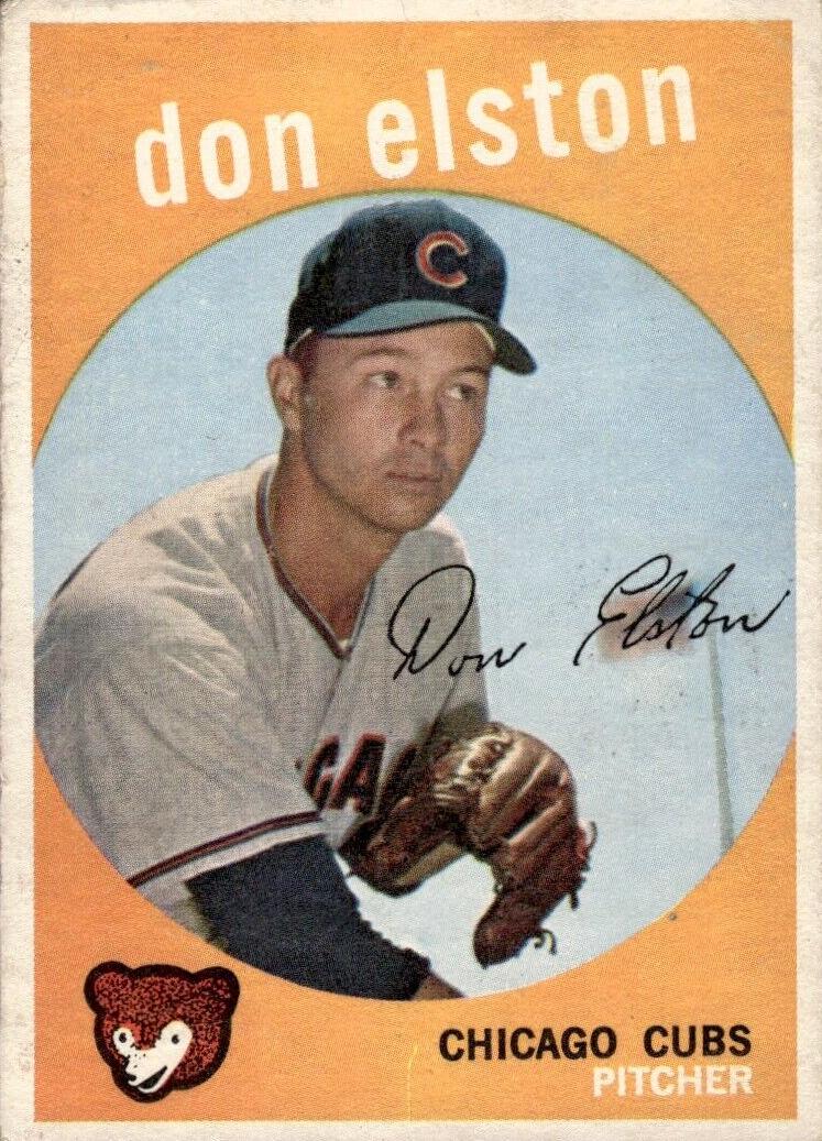 1959 Topps Baseball Don Elston #520 PSA 6.5