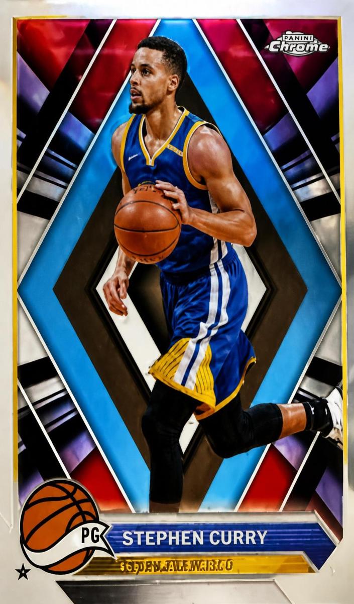 2023 Topps Chrome Basketball Refractor Stephen Curry #30