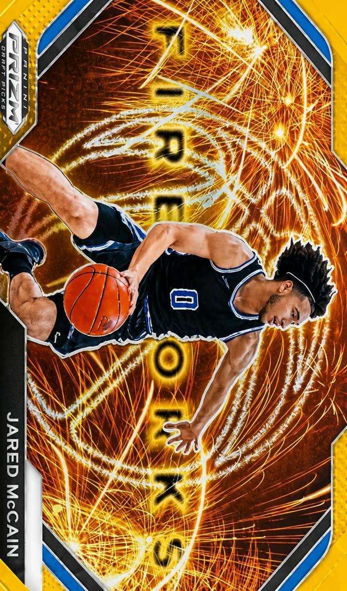2024 Panini Prizm Draft Picks Basketball Gold Jared McCain #7 PSA 10