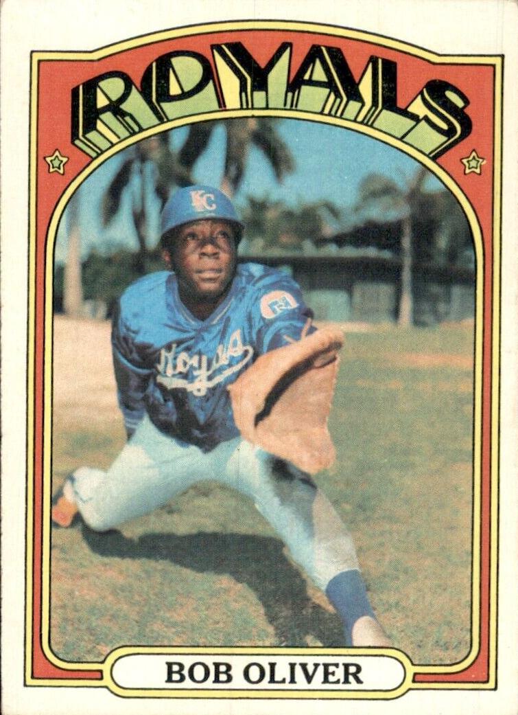 1972 Topps Baseball Bob Oliver #57
