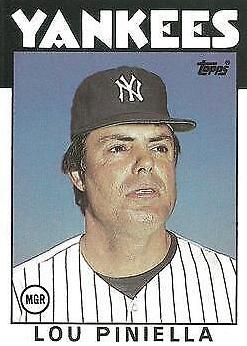1986 Topps Traded Baseball Lou Piniella #86T PSA 10
