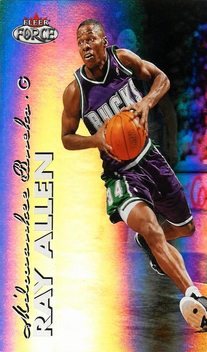1999 Fleer Force Basketball Forcefield Ray Allen #26