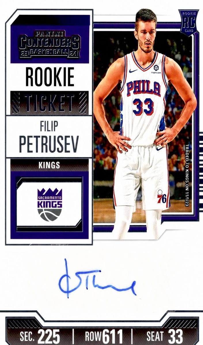 2023 Panini Contenders Basketball Filip Petrusev #146