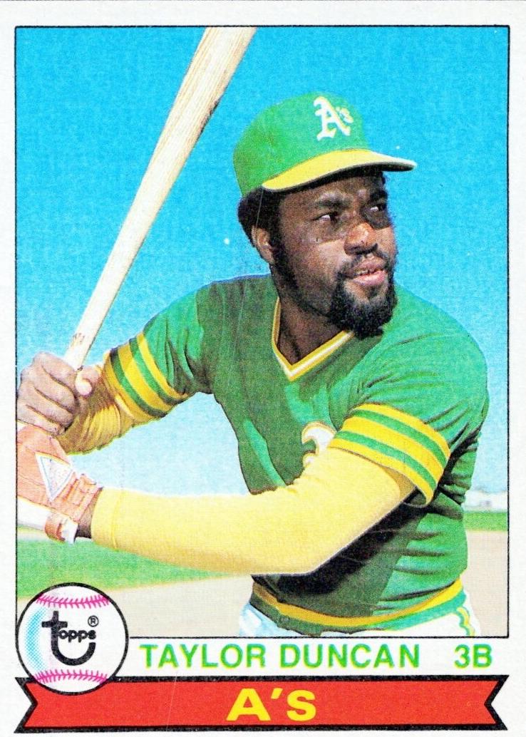 1979 Topps Baseball Taylor Duncan #658 PSA 8