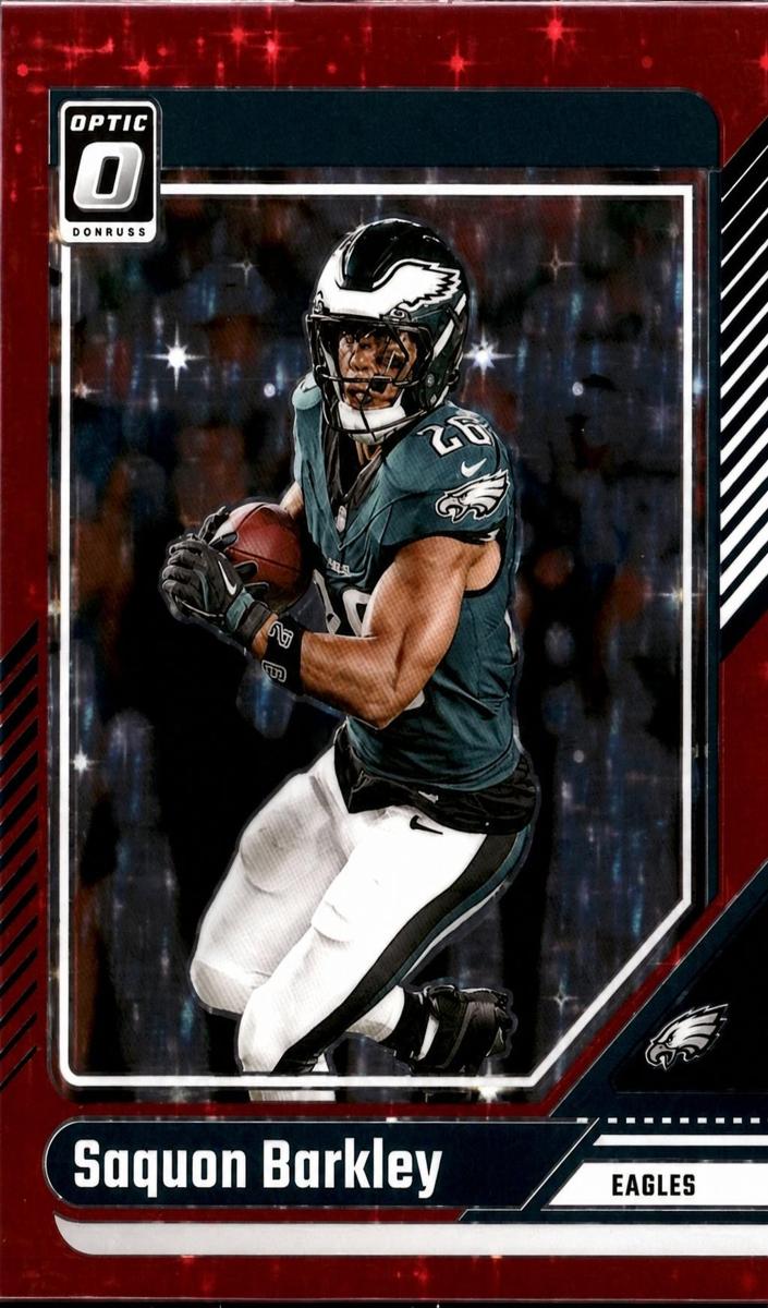 2024 Donruss Optic Football Red Stars Saquon Barkley #159