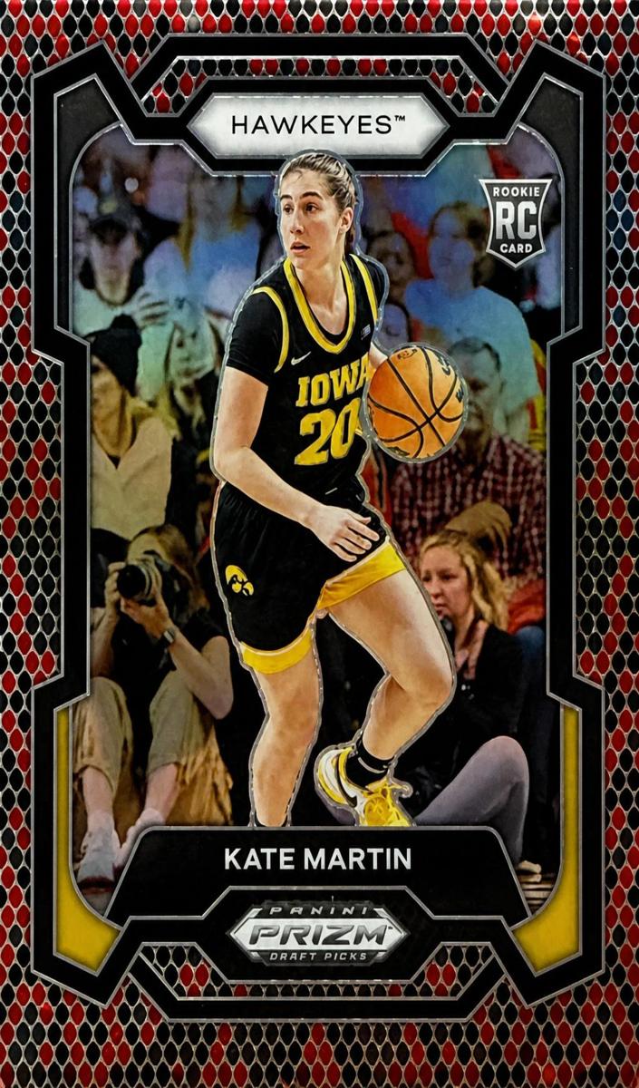 2024 Panini Prizm Draft Picks Basketball Snakeskin Kate Martin #62