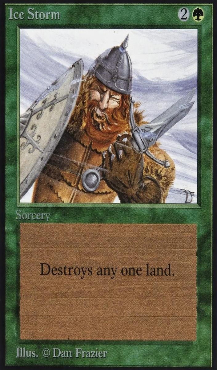 1993 Magic The Gathering Alpha Ice Storm #NNO