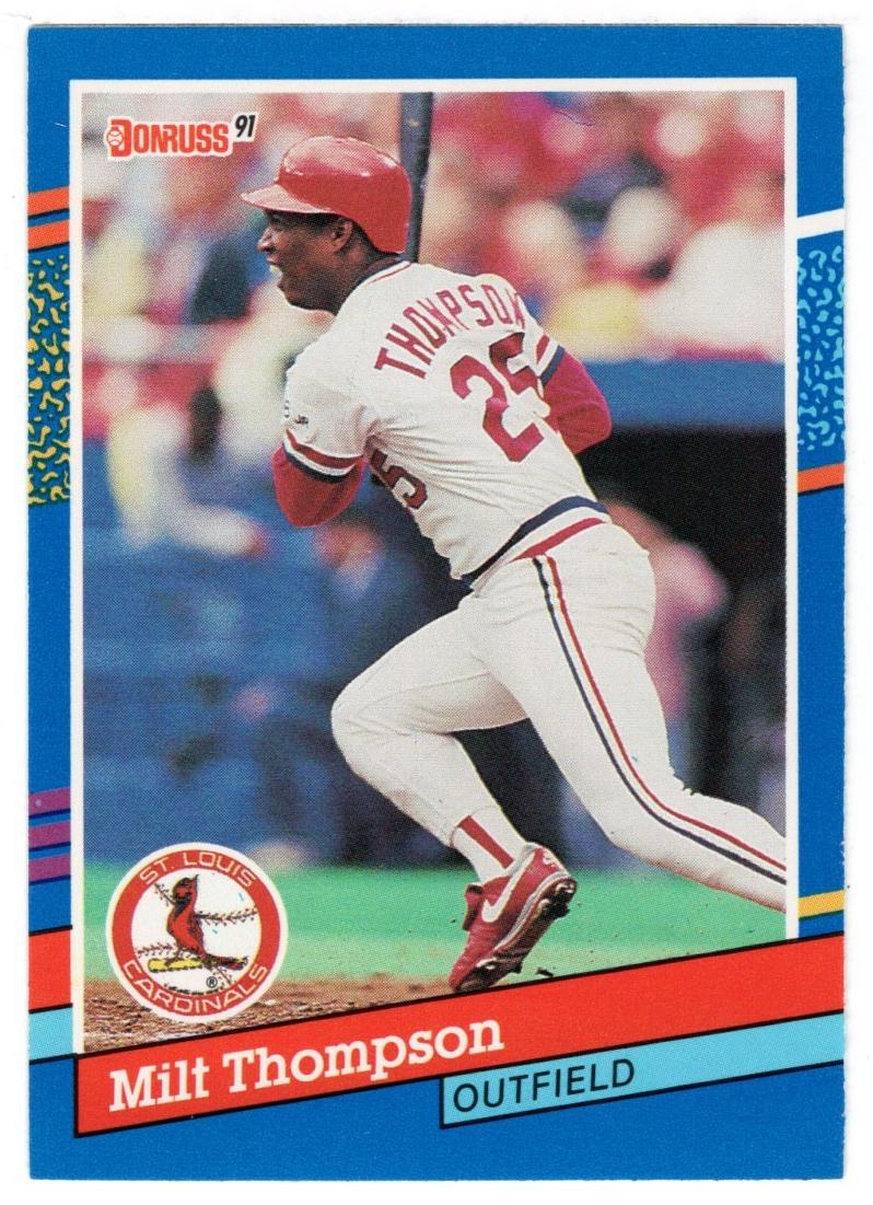 1991 Donruss Baseball Milt Thompson #225