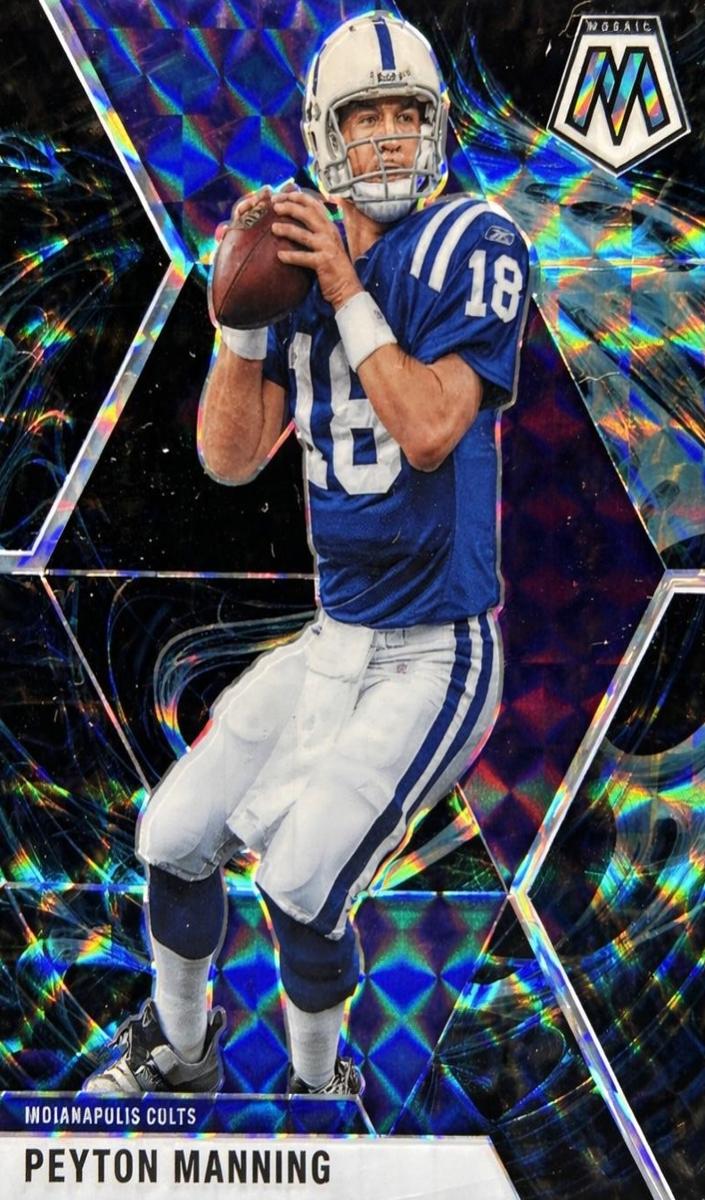 2020 Panini Mosaic Football Genesis Peyton Manning #90 PSA 10