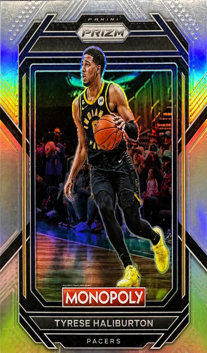 2022 Panini Prizm Monopoly Basketball Silver Tyrese Haliburton #34 PSA 9